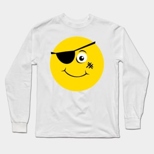 Emoji - pirate face Long Sleeve T-Shirt